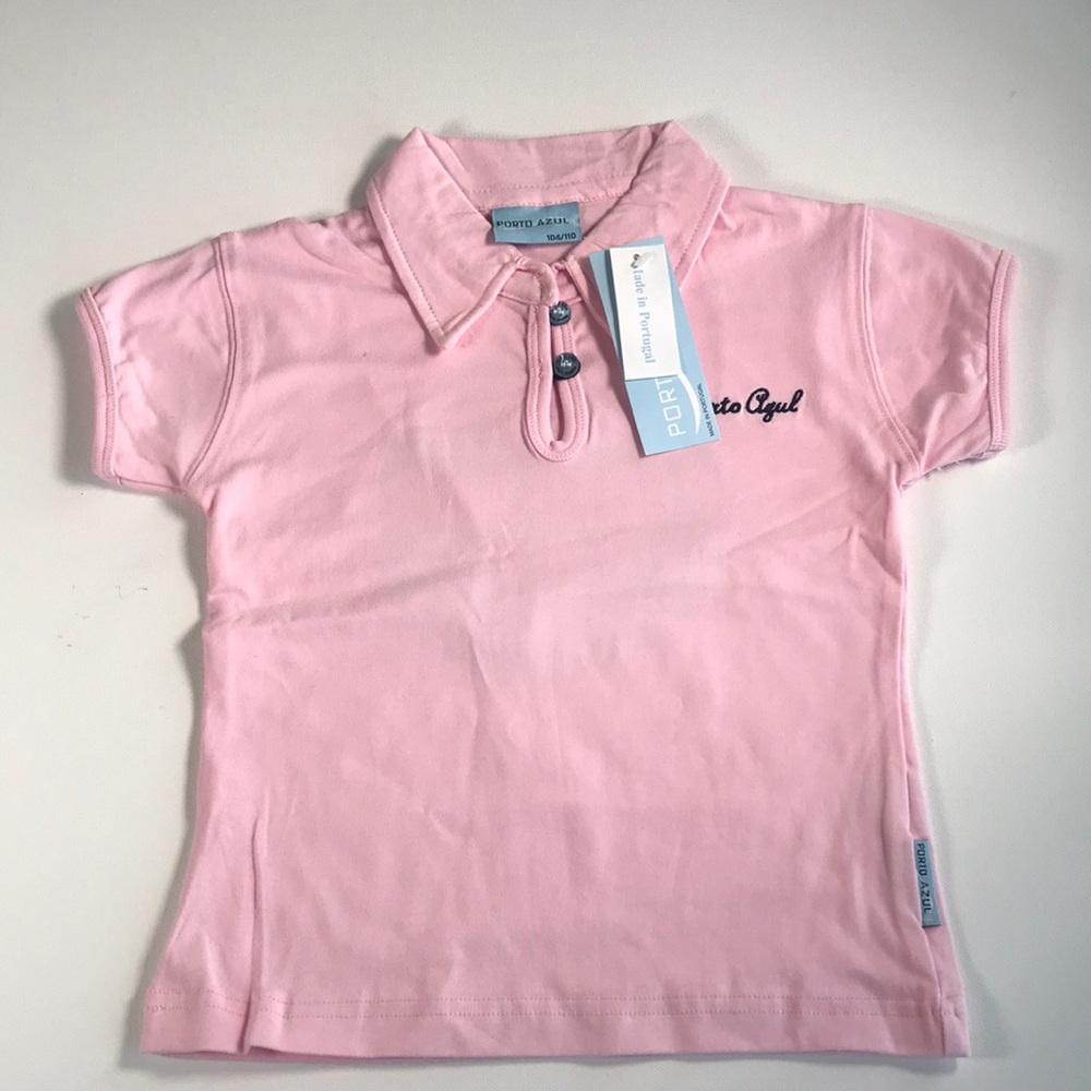 ( 3 for 20) NWT- Girls Pink Polo - size 4